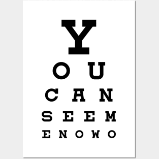 Eye Chart Posters and Art